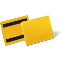 Durable Etiketten- und Kennzeichnungstaschen B 148 x H 105 mm, 50 Stück, gelb