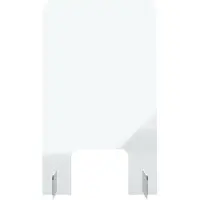 MAGNETOPLAN Acryl-Hygienewand - 70x85cm - Durchreiche von 25x20cm - Transparent