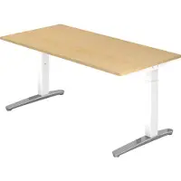 Hjh OFFICE PRO XTRA XB 16 WC - Ahorn 160 x 80 höhenverstellbar