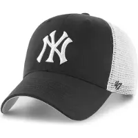 47 Brand MLB New York Yankees Branson Cap B-BRANS17CTP-BKK Black One size