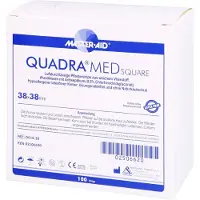 Trusetal Verbandstoffwerk Quadra MED Square 38x38 mm Strips Master 100 St