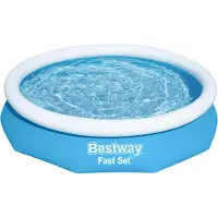 Bestway 57458 Runder Aufblasbarer Pool