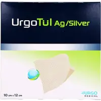 Urgo GmbH Urgotül Silver 10x12 cm Wundgaze 10 St