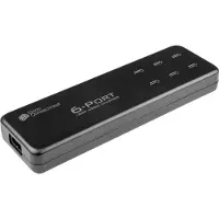 GOOD CONNECTIONS USB-Desktop-Schnellladestation , 6er-Port mit 6 x USB-C, Leistung 120 W, schwarz
