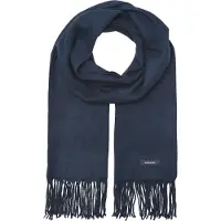 Jack & Jones Strickschal "JACSOLID WOVEN SCARF NOOS" Kunstfaser, mit Fransen
