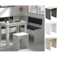 Hioshop Holz Sitzhocker Würfel Fussablage Beistelltisch Esal
