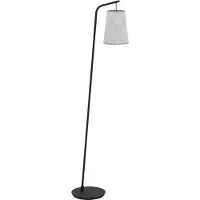 Eglo ALSAGER Stehleuchte Stehlampe Lampe - L50,5 x B21 x H170 cm - schwarz - 1X40W exkl. - IP20