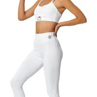Yeaz HORIZON Sport-Top mit Cut-Outs, Raffung und gekreuzten Bändern für perfekten Support