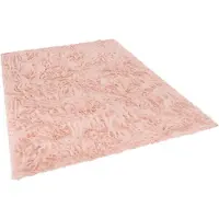 Pergamon Luxus Super Soft Fellteppich Aspen Rosa , Größe:140x180 cm