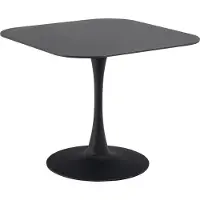 Ebuy24 Malta Esstisch 90x90cm Schwarz.