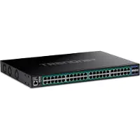 Trendnet TPE-3524S - Switch - 52 Ports, Web - L2+ - Smart - 48 x 10/100/1000 (PoE+) + 4 x 10 Gigabit SFP+