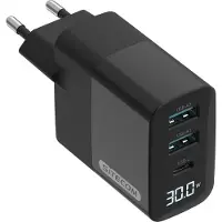 Sitecom 30-W-GaN-Stromversorgungs-Wandladegerät mit LED-Anzeige