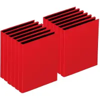 Pagna Ringbuch, 2er-Mechanik, DIN A4, Rückenbreite 35 mm, 12 Stück, rot