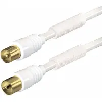 Hapena FAASG/2m 12721-SBVerpack. Koax Anschlusskabel ws. - Kabel - Antenne/TV