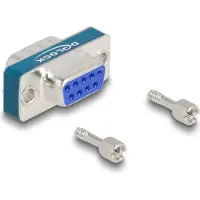 DeLOCK HF/EMI Entstörfilter D-Sub 9 Pin Stecker zu Buchse mit Tiefpass induktiv