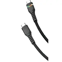 Peter Jäckel 20837, 1 m, USB C, USB C, Schwarz