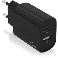Aisens A110-0755 Wall Charger/ 1xUSB Type-C/ 1xUSB/ 20W