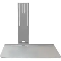 MonLines MTB001S Tastaturhalterung zur Monitor Befestigung, silber