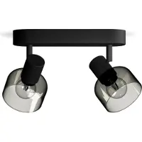 Philips Sleet Decken-/Wandspot 2x, Schienenlichtschranke, E14, 2 Glühbirne(n), LED, 220-240 V, Schwarz