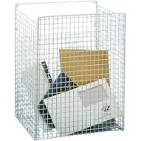 Renz Postkorb zur Montage innen, 300 x 350 x 150 mm, weiss kunststoffbeschichtet