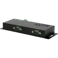 EXSYS GmbH Ethernet zu 2 x RS-232/422/485, inkl. 12V/3A Netzteil (EX-6122-2)