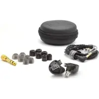 Clear Tune Monitors CTM CE220 In Ear Monitor-Kopfhörer Grau mit Tuch
