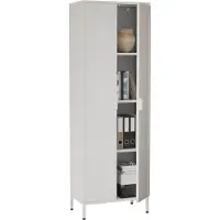 VCM Stahl Schrank Büroschrank Flokas XL