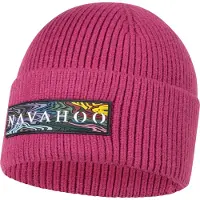 NAVAHOO Strickmütze "Keksmagie 14" Stylische Mütze mit großem Logodruck