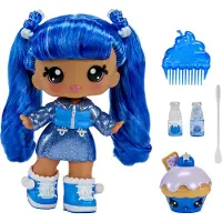 Mga Entertainment Yummiland Large Doll + Lipgloss Pet- Rory Blueberry, Mini-Puppe, Weiblich, 4 Jahr(e), Junge/Mädchen, Mehrfarbig