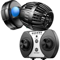 SunSun CW-110 Strömungspumpe 500-4000 l/h 10 W Aquarium Pumpe mit einstellbarer Wellenform, Wellenzyklus und Pumpleistung, mit Tag- und Nachmodus