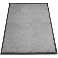 Miltex Schmutzfangmatte Eazycare Style, eckig, antistatisch, UV-beständig, waschbar, High-Twist-Nylon & Niltrilgummi, 800 x 1200 mm, basaltgrau