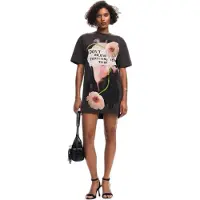 Desigual Kleid für den Alltag Berlin 25SWVK20 Grau Regular Fit