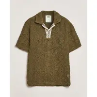 OAS Poloshirt Verve Palmer Crochet Shirt Herren Pine-S