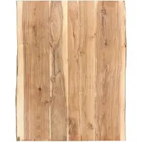 vidaXL Badezimmer-Waschtischplatte Massivholz Akazie 80x52x3,8 cm