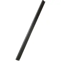 Esselte Leitz Klemmschiene, DIN A4, Füllhöhe: 9 mm, schwarz aus Kunststoff, Fassungsvermögen: 80 Blatt