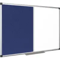BI-Office Kombitafel MAYA, kombinierte Pinn-und Whiteboardtafel, Kork oder Filz, div. Grössen