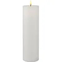 Sirius Home LED-Kerze Sille Exclusive 7.5 cm x 25 cm, Weiss