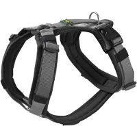 Hunter Geschirr Maldon Up, Hund, Halftergeschirr, M-L, Schwarz, Grau, Netz, Polyester, 3,4 cm