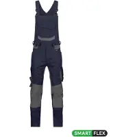 Dassy Tronix Arbeitslatzhose mit Stretch und Kniepolstertaschen, nachtblau/anthrazit, Schrittlänge Standard, Größe 66 - nachtblau/anthrazitgrau - 66