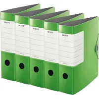 Leitz Qualitätsordner SOLID, DIN A4, Rückenbreite 82 mm, 5 Stück, hellgrün