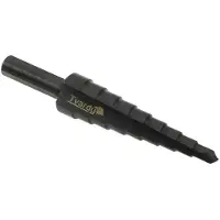 GEKO HSS Stufenbohrer M2 TiAlN 4-12 mm | Präzisionsbohrer für Metall und Kunststoffe, zylindrischer Schaft, 1 mm Abstufung, langlebig und hochbelastbar.