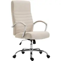 CLP Bürostuhl ergonomisch Valais Stoffbezug, moderner Drehstuhl mit höhenverstellbarem Sitz, Stoffbezug, bis 136 kg belastbar