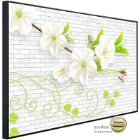 Papermoon Infrarotheizung »EcoHeat - Muster Blumen«, Matt-Effekt - bunt