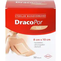 Dräco Dracopor Wundverband 8x10 cm steril hautfarben 50 St Pflaster
