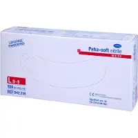 Peha-soft nitrile white Unt.Hands.unsteril pf L 100 St Handschuhe