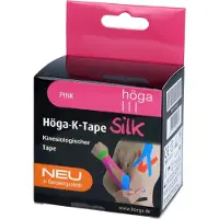 Höga -K-Tape Silk 5 cmx5 m l.fr.pink kinesiol.Tape 1 St Pflaster