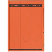 Leitz Rückenschilder lang, PC-beschriftbar, Rückenbreite 80 mm, selbstklebend 75 St., rot