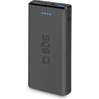 SBS Powerbank fast charge mit 10.000 mAh und 2 USB