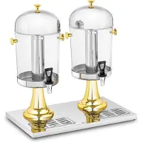 Royal Catering Saftspender - 2 x 8 L - Kühlsystem