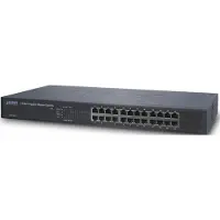 Planet Gigabit Switch N-Way 24-port 10/100/1000 Mbps, 24x RJ45 Rack Mount, Unmanaged, Gigabit Ethernet (10/100/1000), Vollduplex, Rack-Einbau, 1U
